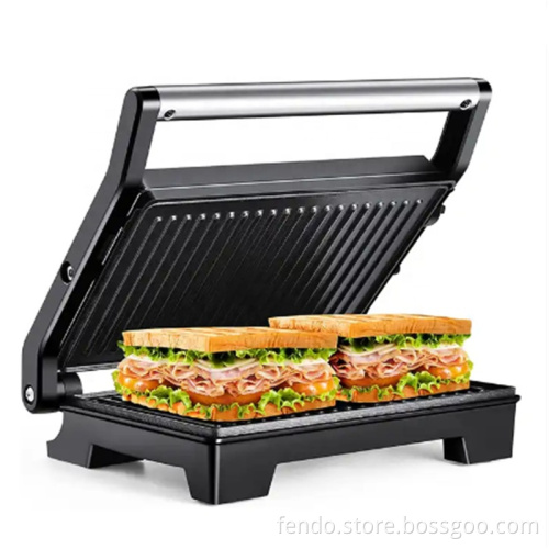 OEM/ODM New Arrived Electric Sandwich Grill Panini Maker with Non-stick Plate and Removable Oil Tray